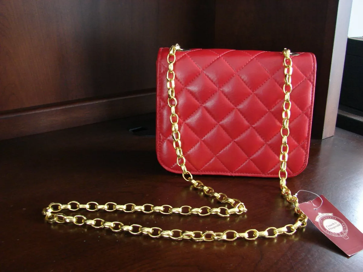 gold bag chain strap