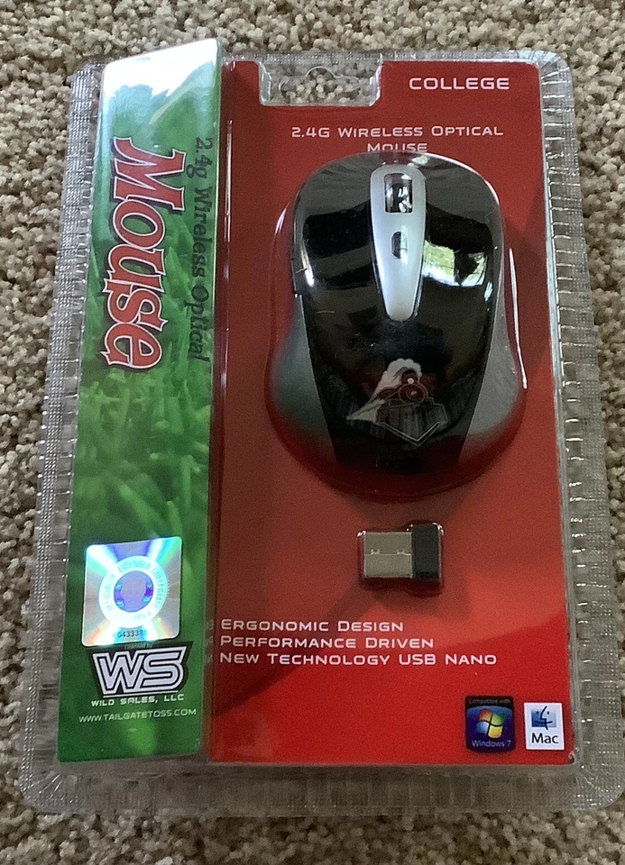 Perdue Boilermakers Wireless Optical Mouse 2.4G Windows / Mac College NCAA - Image 4 of 4