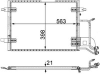 Mahle Kondensator Klimaanlage FüR Audi A4 8D2 B5 VW Passat Variant 3B5