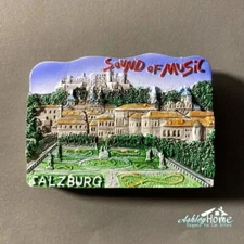 Sound of Music, Salzburg Austria Tourist Gift Souvenir 3D Resin Fridge Magnet