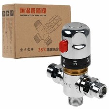 Water Thermostatic Mixing Valve Temperature Control for Douche Kit Basin Shower