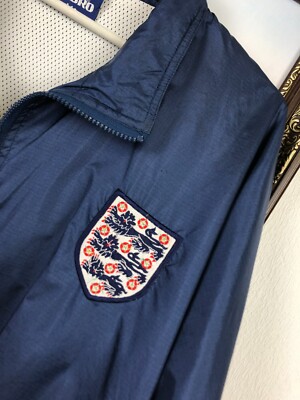 Vintage 90's Umbro England World Cup Football Windbreaker Soccer
