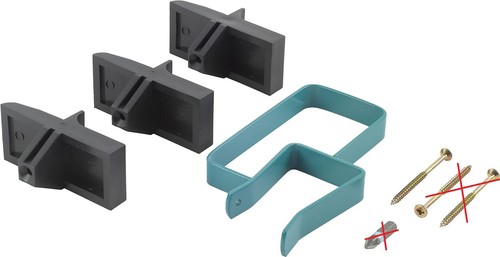 wolfcraft Juego de fijación para placas de yeso I 4040000 I Ayuda de fijación - Imagen 2 de 5