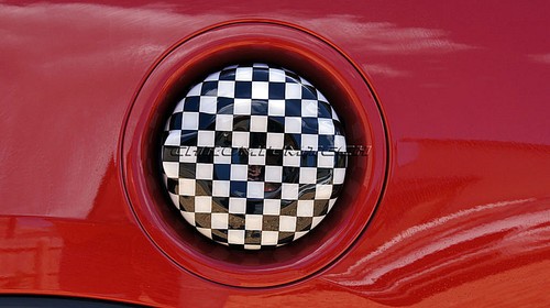 Cubierta tapa del tanque de combustible con bandera a cuadros pequeña MK3 MINI Cooper S/SD F55 F56 F57 - Imagen 4 de 7