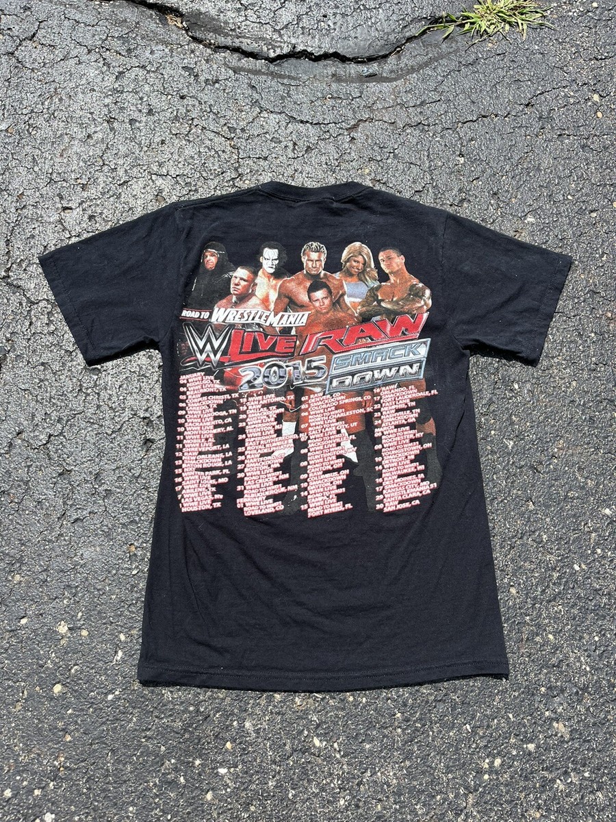 XLサイズ 00s 当時もの WWE スマックダウン 5周年記念大会 Tシャツ