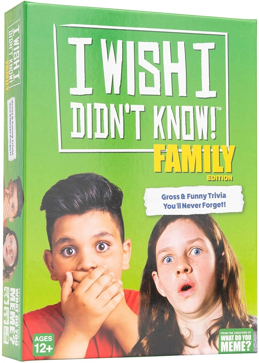 Sealed What Do You Meme? Family Edition Board Game