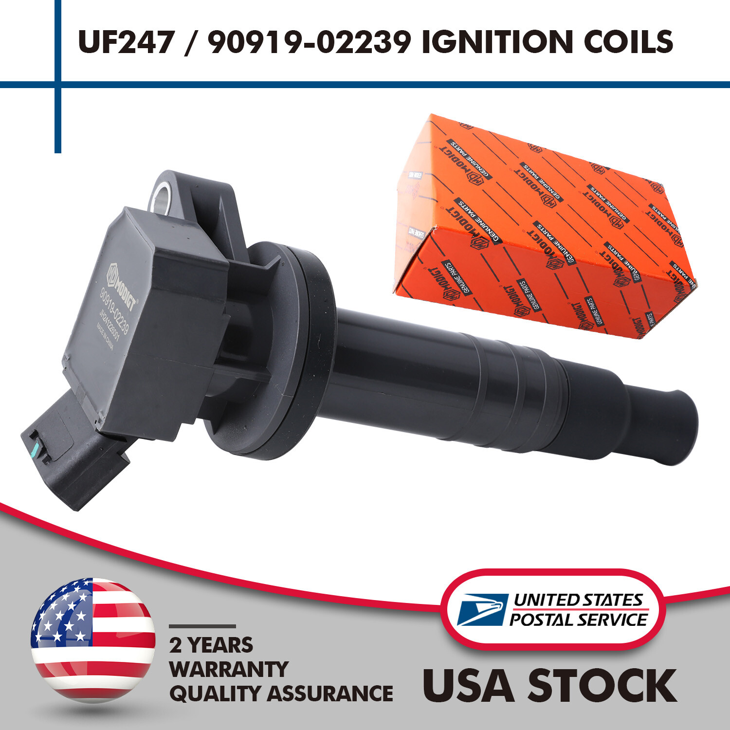 1X High Performance Ignition Coil For Toyota Corolla Celica Matrix 1.8L L4 UF247