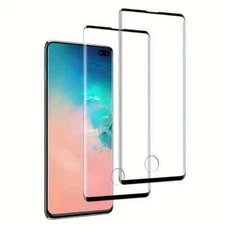 2 Pack Full Tempered Glass Screen Protector For Samsung Galaxy S10 S10e S10 Plus