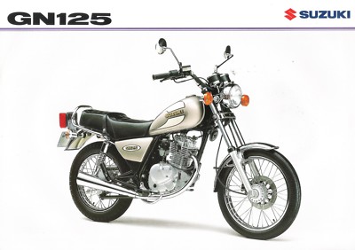 Suzuki GN125 GB Sales Brochure GN125X 1999 | eBay