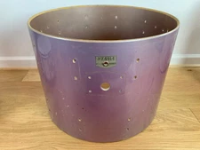 TAMA Crestar 16 x 22" BASS DRUM SHELL Raw Kick 80s Vtg Japan Heather Mist | READ