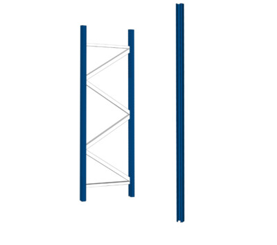 SLP Pfosten Profil Einzelstütze Stütze SL20 Rahmen Hochregal H 2730 mm