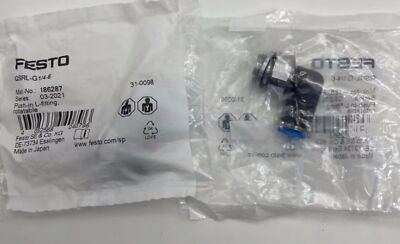 1 PCS  QSRL-G1/4-6 186287 quick-insert threaded connector rotatable