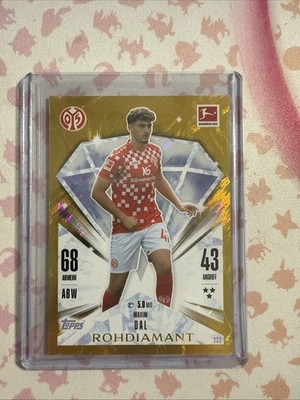 2024-2025 Topps Match Attax Bundesliga Rohdiamant - Gold - Maxim Dal 22/50
