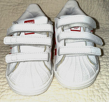 Adidas Superstar CF I Toddlers' Shoes Cloud White/red Size 5K