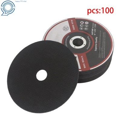 6'' x 1/16'' x 7/8'' Cut-Off Wheels for Die Grinder Metal Cutting Discs 100 Pack