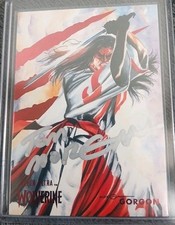 2022 Marvel Fleer Ultra Wolverine - Gorgon - 50 Tom Morgan Signed Auto 18/74