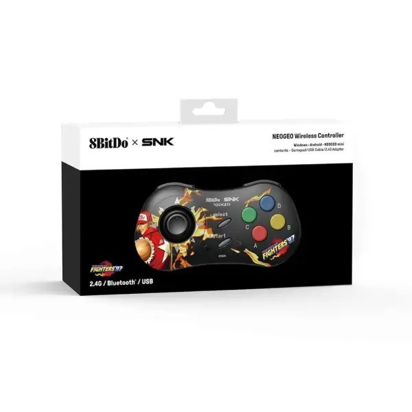 8BitDo NEOGEO Wireless Controller Terry Bogard CYBER Gadget New FS from Japan