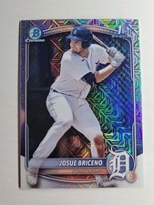 Josue Briceno 2025 Bowman 1st Chrome Mega Mojo Refractor Detroit Tigers #BCP-13 