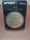 2017 1 Oz Silver American Eagle BU Apmex