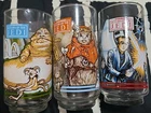 Star Wars 1983 Vintage Return of the Jedi Burger King Coke Glass Set of 3 EUC!