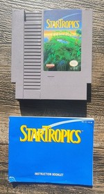 StarTropics  Nintendo NES Game with Manual & Copy Of Letter  Included