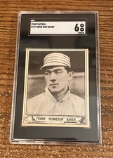 1940 Play Ball #177 Frank Homerun Baker HOF SGC 6 NM-EX