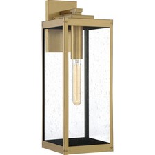 Quoizel WVR8407 Brass Westover Single Light 20"H Outdoor Wall Sconce