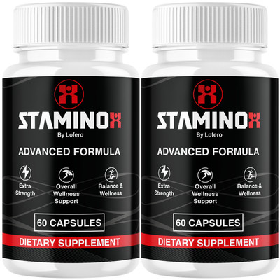 (2 Pack) Stamino X Advanced Male Pills, StaminoX Formula Supplement (120Ct)