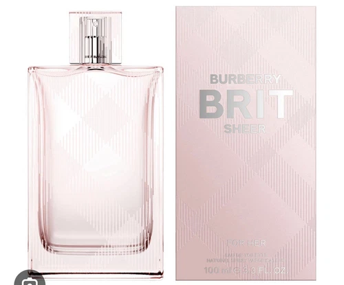 BURBERRY BRIT SHEER FOR HER 100ML EAU DE TOILETTE SPRAY BRAND NEW & SEALED - Picture 2 of 2