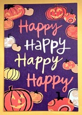 Happy Halloween Greeting Card  Envelope 5x7" 