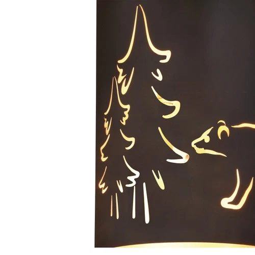Vaxcel Lighting W0277 Bronze Katmai 2-Light 11"H Wall Sconce - Picture 3 of 5