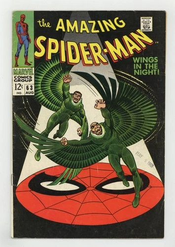Amazing Spider-Man #63 VG- 3.5 1968