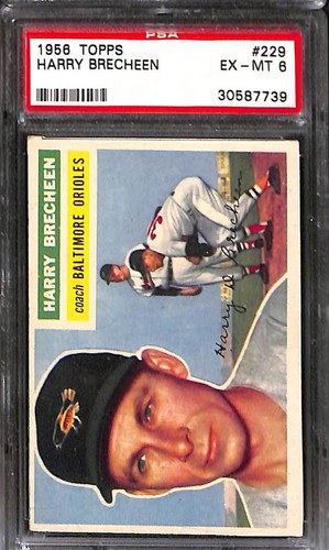 Harry Brecheen #229 1956 Topps card