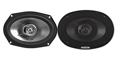ALPINE Heck Auto Lautsprecher Set Oval für SAAB 9-3 LIMO (YS3F) 2003-2011 