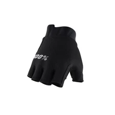 100% Exceeda Gel Short Finger XC Glove - Solid Black
