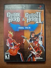 Case Cover Art Only Guitar Hero Dual Pack I II PS2 Playstation 2 Insert OEM