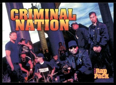 Criminal Nation Rap Pack 1991 Premier Cards #19