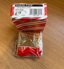 MK K4330 POB 1Gang Blank Plate BRASS