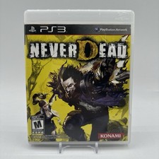 NeverDead (Sony PlayStation 3 PS3, 2012) Complete CIB W/ Manual - Tested & Works