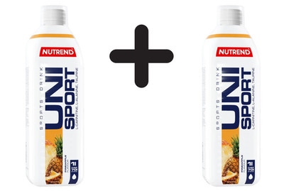2 x Nutrend Unisport, Pineapple - 1000 ml. (17,00 EUR/L)