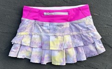 Ivivva by Lululemon Girls Skort size 6 Kids Set The Pace Tennis Golf Skirt