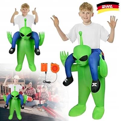 MARKENLOS Aufblasbares Kostüm Alien Kostüm Aufblasbare Halloween Kostüme 110-190CM DHL