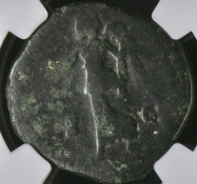 Emperor Marcus Aurelius Sestertius 161-180 AD NGC Certified Ancient Roman Coin - Image 4 of 4