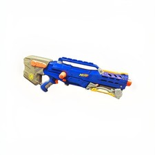 Nerf N Strike Longshot CS6 Blaster Blue Clip Bipod Toy Gun
