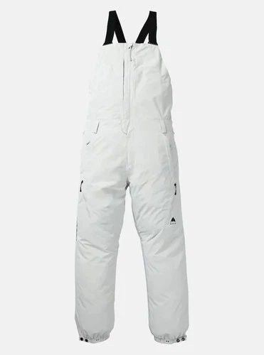 Men's BURTON Reserve 2L Relaxed Bib Pants - GRAY CLOUD
