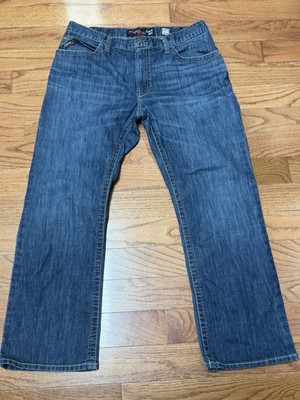 Ariat FR M4 Relaxed Boot Cut Jeans Men s 36x30 Flame Resistant CAT 2 Dark Wash