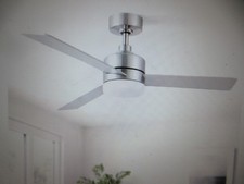 Hampton Bay Madison II 52 in. Indoor Brushed Nickel Downrod Mount Ceiling Fan