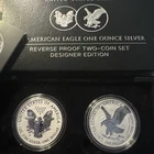 U.S. Mint American Eagle 2021 One Ounce Silver Reverse Proof Two-Coin Set