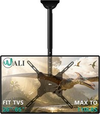 Ceiling TV Mount for Most 26-65 inch LCD LED 4K TVs, up to 110 lbs Hanging Pole