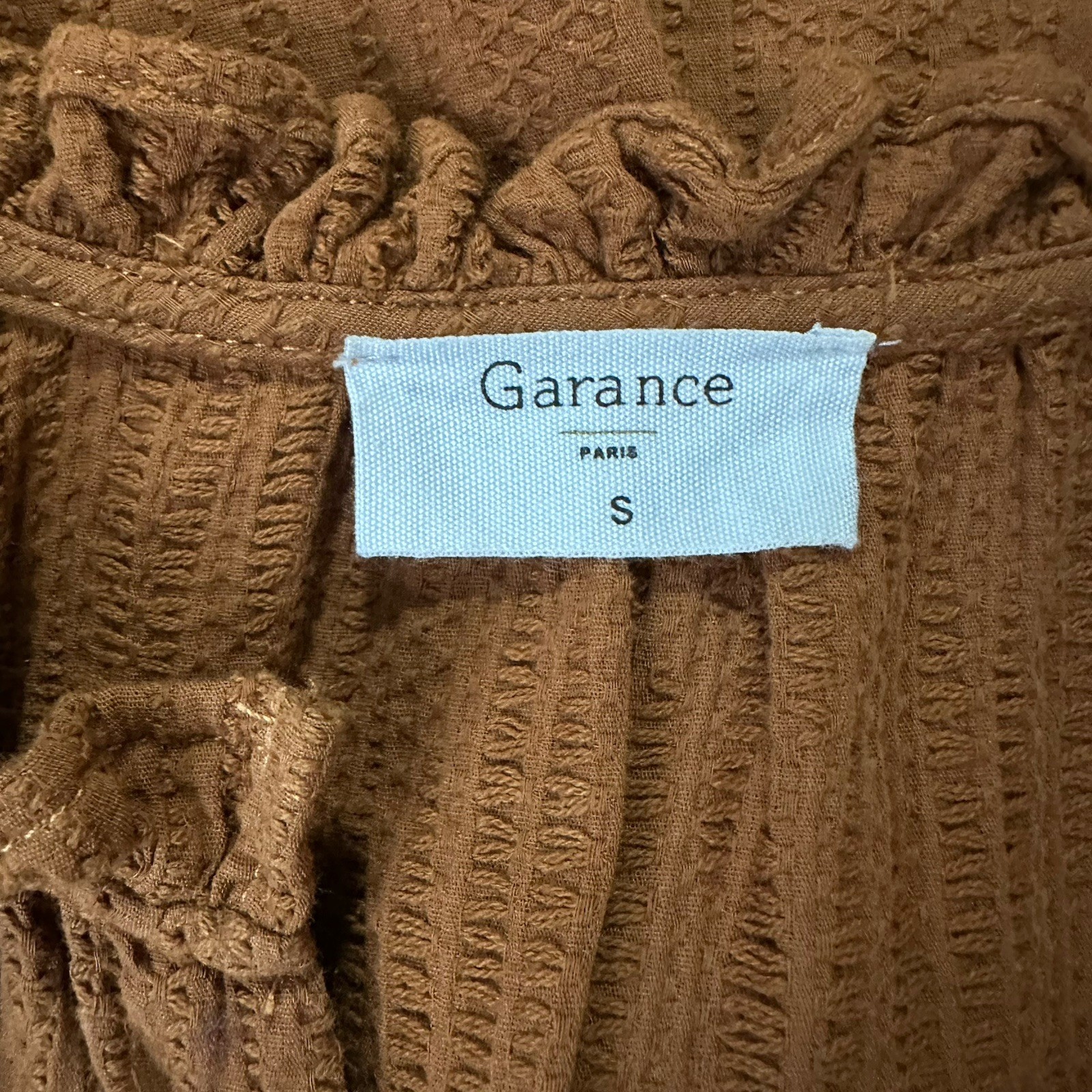 Garance ParisCinnamon Embroidered Ruffle Trim Pea… - image 9